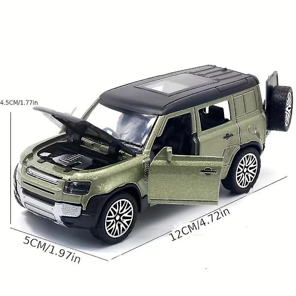 Simuleringslegering Bilmodell 1:36 Skala Fyra Öppna Dörrar Barnleksaker Suv Bil Pojke Off Road Leksaksbil Skrivbordsornament Jul Födelsedagspresent
