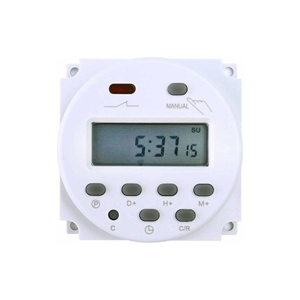 12V elektronisk timer Programmerbar LCD-display