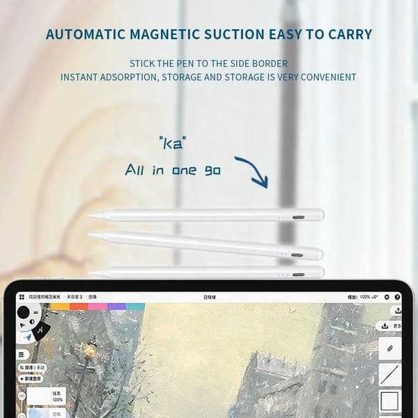 Kynä iPadille (2018 ja uudemmat) USB-C Musta iPad