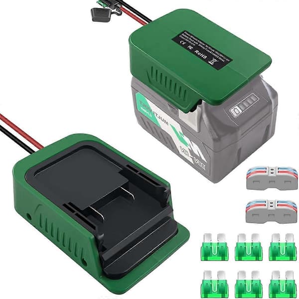Power Wheels Adapter til Hitachi 18V 36V og Metabo HPT 18V Batteri