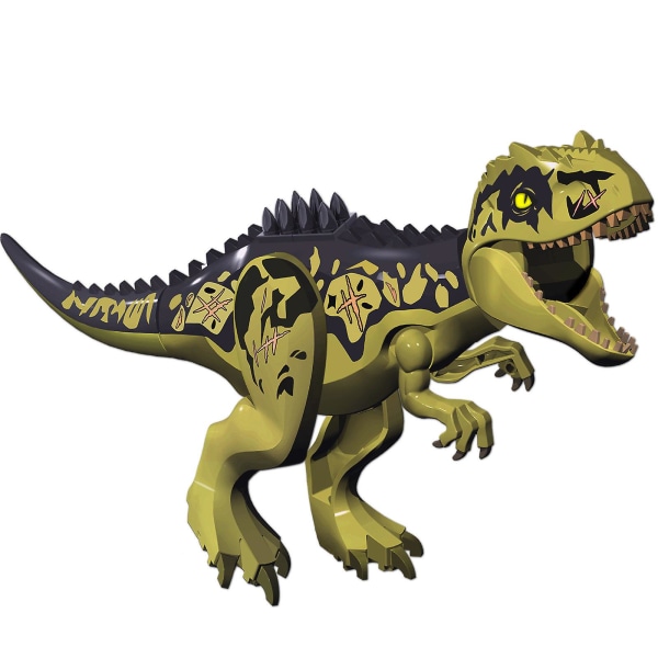 Jurassic Dinosaur Therizinosaurus World Park Giganotosaurus Dino Model Quetzalcoatlus Byggeklosser Bricks Kids Toys Xmas Gave Dino 16