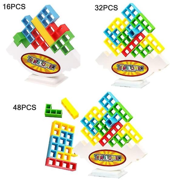 48 stk. Balance Swing Stack High Building Blocks Forældre-barn Brætspil