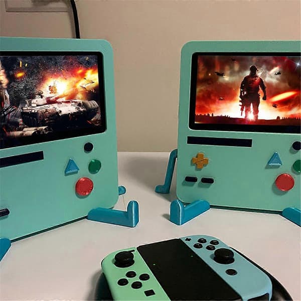 Nintendo Switch -pidikkeen jalusta pelikonsolin säilytysteline sininen