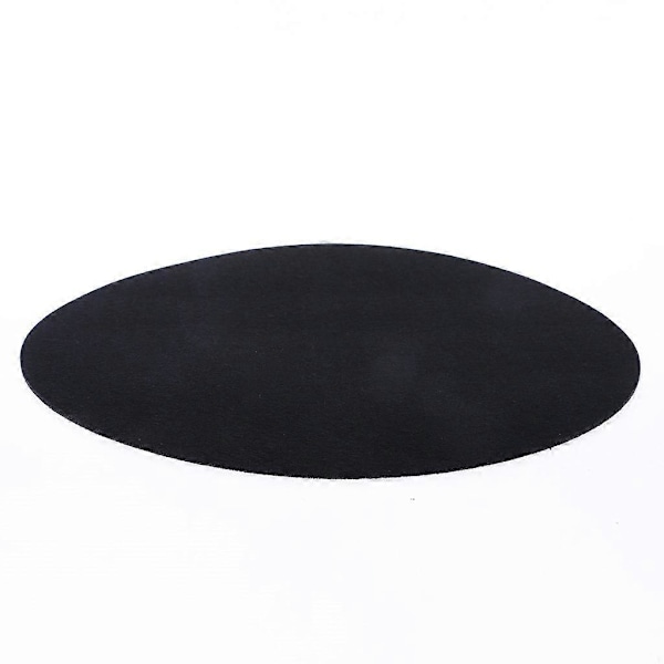 Antistatisk Filt Platespillermatte for LP Vinyl Platespiller 7mm Senterhull Diameter Matte Sklisikker Platespiller Filtmatte