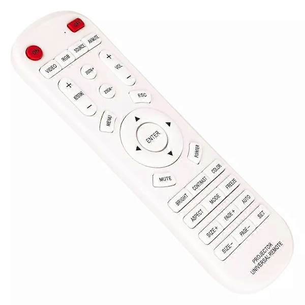 Ny Universell Fjernkontroll for Panasonic Epson Benq Dell Viewsonic Projektor
