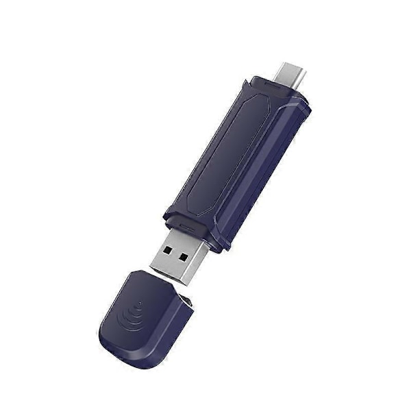 Dual-Channel Carlinkit KOMPATIBEL Bil Kabelansluten Till Trådlös Android Carplay Adapter