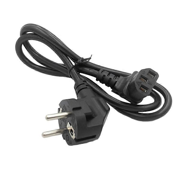EU - C13 UP Kulmaliitin Virtajohto Seinälle Asennettavalle TV:lle (EU-pistoke)