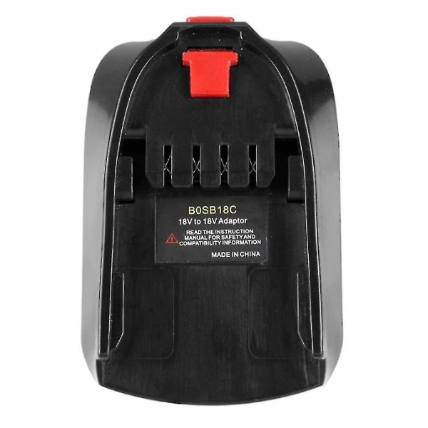 Adapterkonverter BOSB18C Bruk kompatibelt Bosch 18V Li-Ion-batteri BAT618