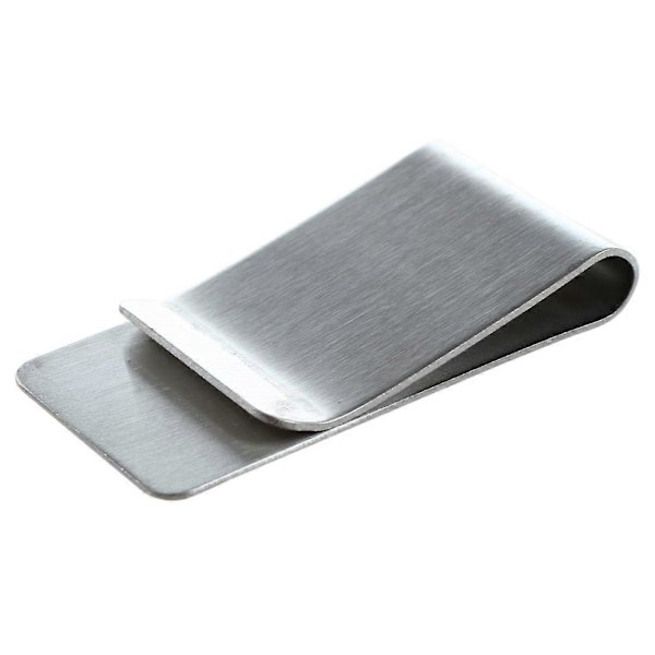 Pengeclips, rustfrit stål sølv