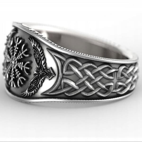 VIKING NORDISK RING Aegishjalmur Amulett 152
