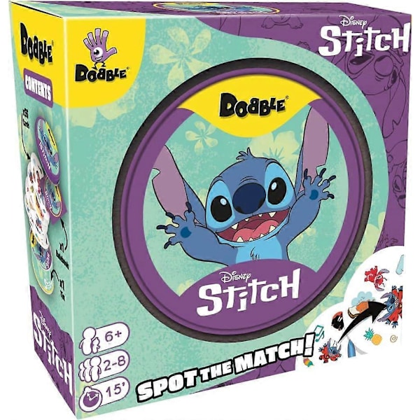 Dobble Lilo og Stitch Familie Kortspil