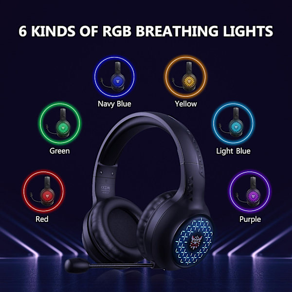 X7 Hovedmonteret computer headset Gaming headset Støjreduktion Mikrofon-STØRRELSE: X7