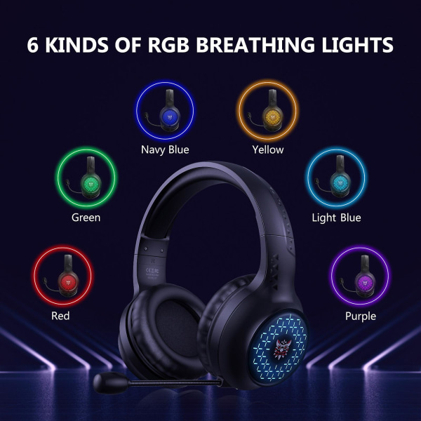 X7-huvudmonterat datorheadset spelheadset brusreducerande mikrofon - STORLEK: X7