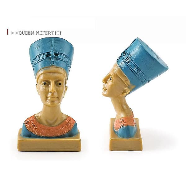 12-pack Leksakssats med forntida Egypten Realistisk Pyramid Sfinx Figur Leksak Barnpresent