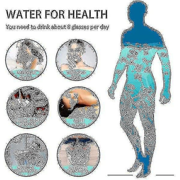 Hydrogen Generator Vandflaske, Real Molecular Hydrogen Rich Water Generator Ionizer Maker Machine Flaske Med Spe Chamber Technology Hydrogen Vand