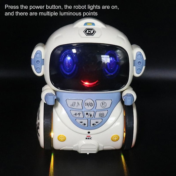 Robotleketøy Multipurpose Universal Music Voice Interactive Robot Toy For Boys Kaesi