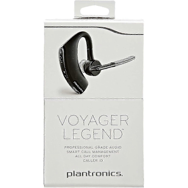 Plantronics - Voyager Legend - Bluetooth-yksikorvakuuloke (monauraalinen) - Yhdistä PC:hen, Maciin, tablettiin ja/tai matkapuhelimeen - Melunvaimennus, musta