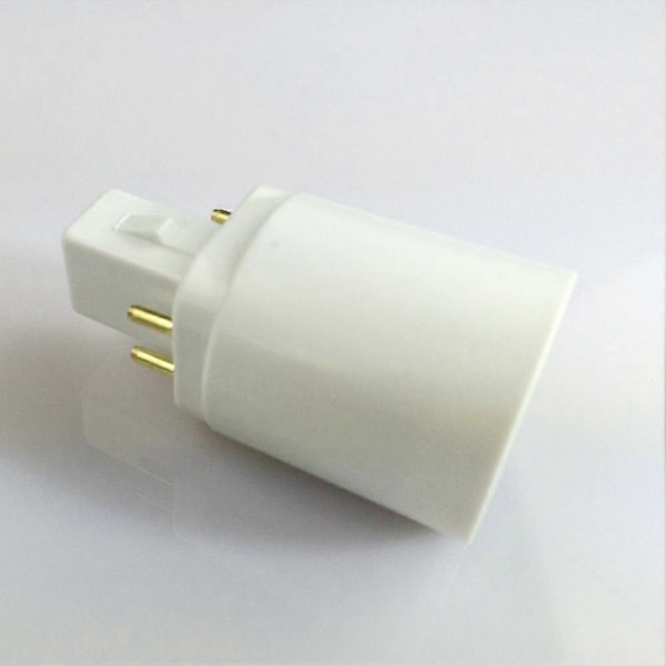 G24q 4-stift 15mm till E27 E26 Skruv Lampa LED Glödlampa Hållare Adapter 12