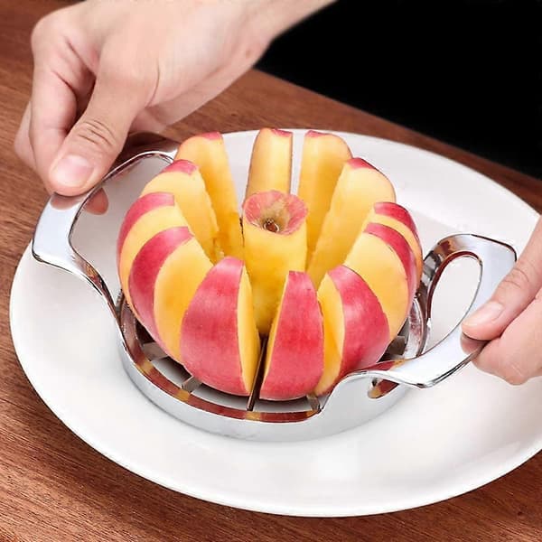 Æbledeler, Acsergery Æblefrugtskærer, Acsergery Rustfrit Stål Æblekernefjerner og Skærer Gave