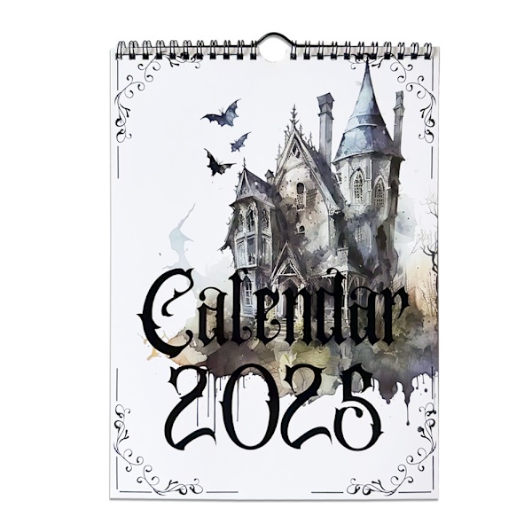 Kalender 2025 Nyttårs kalender farge: stil 19