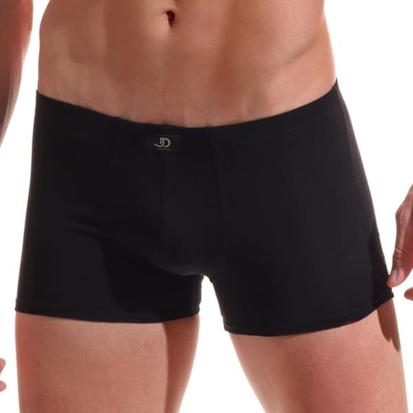 Svarta bomullsboxershorts