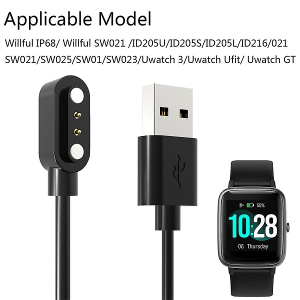 Id205l Uwatch 3 Ufit Sw01 Smartwatch Charging Cable Charger Official Magnetic