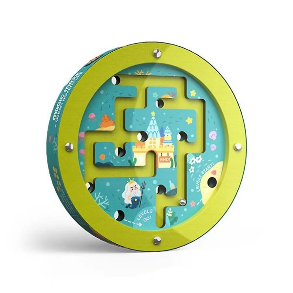 Maze Toy Educational Interactive Hand Eye Coordination Double Sides Rolling Ball Maze Game Toy For Entertainment