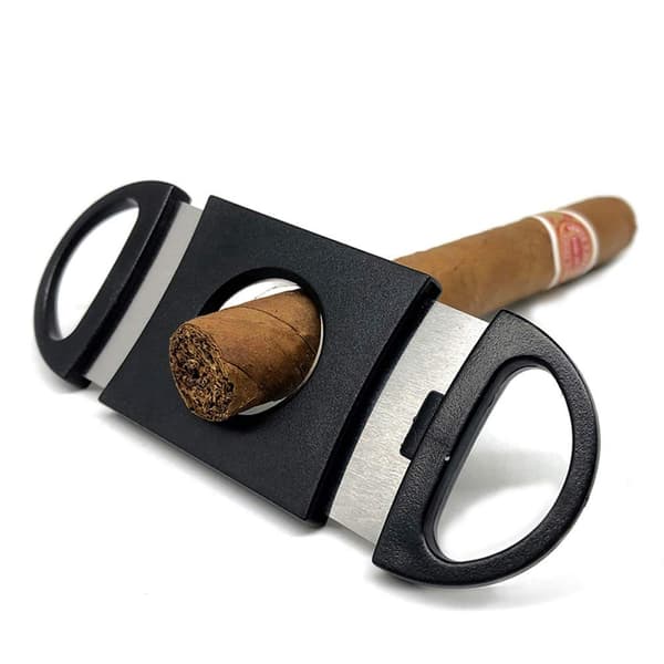 Cigarskærer, cigartilbehør i rustfrit stål, passer til de fleste størrelser