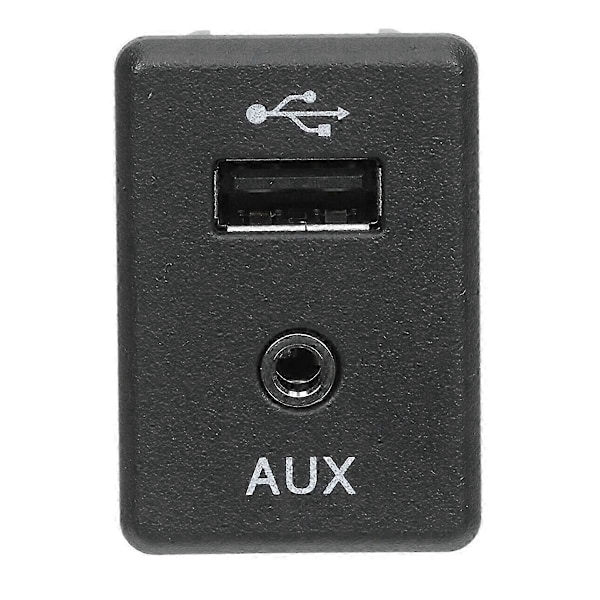 Bil AUX Ljuduttag USB Gränssnitt Port Modul för