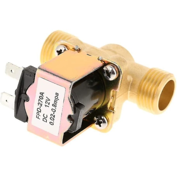 1/2 12v Solenoid Valve - Normally Closed Brass Electric Watering D Valve For Control