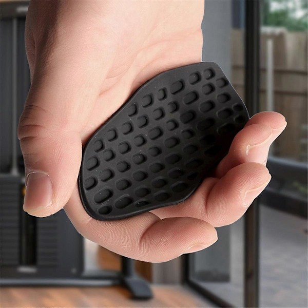 Anti-Slip Træningsgreb Ergonomiske Gummi Håndbeskyttelseshandsker til Vægtløftning, Pull-Ups, Gym Tr