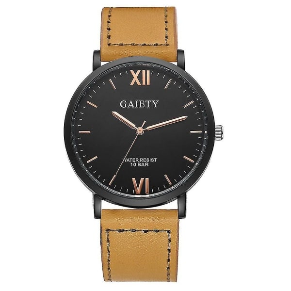 Luksus Casual Læder Armbånd Quartz Ure