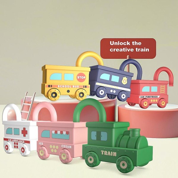 1 set Avaa autolelu, opettavainen, helposti yhdistettävä muovinen Curiosity stimuloiva miniautomalli, lasten tarvikkeet