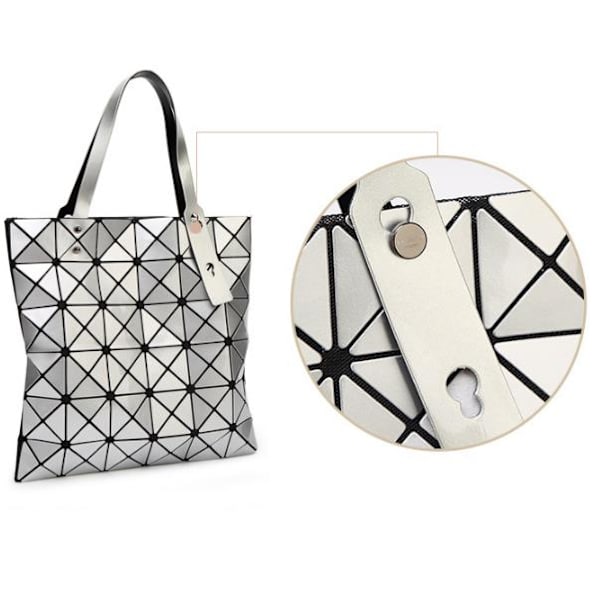 Damer Kvinder Japansk Issey Miyake Geometri Tote Tasker Håndtaske Lingge Taske Rejse
