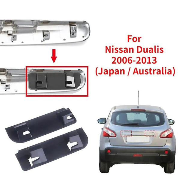 Biltillbehör för Nissan Qashqai +2 Baklucka Boot Handtag Reparation Snapped Clip Kit Clips 2006 2007 2008 2009 2010 2011 2012 2013 LÅNG