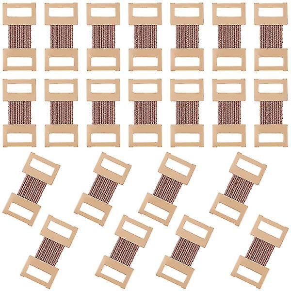 50 st Elastiska Bindor Ersättningsfästen Fixeringsklämmor Krokar Bindklämmor Kroppsbinda Omlindningsklämma-hao