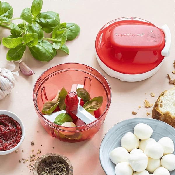 Tupperware Chop 'N Prep Chef suolavesi pinkki/punainen