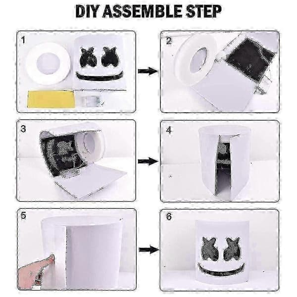 Marshmello Dj Mask Halloween Cosplay Mask E