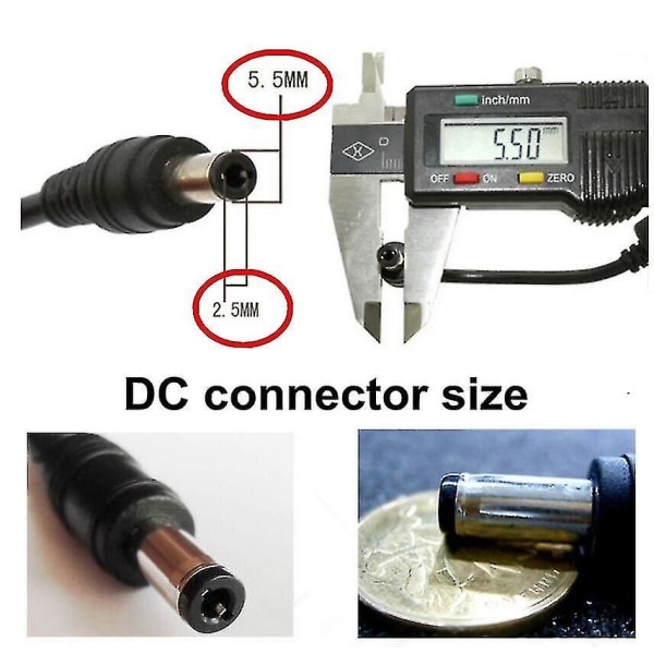 18v 2a AC/DC-adapter 18v 2a 36w skiftende strømforsyning adapter oplader DC 5.5*2.5/5.5*2.1 mm
