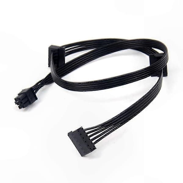 PCI Express 6-Pin til 3 SATA SSD Strømkabel Adapter til GPU