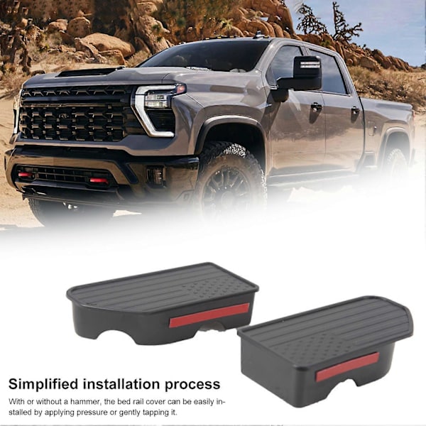 Sängflaksskydd för GMC Sierra 1500/2500HD/3500HD (2019-2024) Lastbils Bakre Hålskydd för Silverado 1500/2500HD/3500HD (2020-2024)