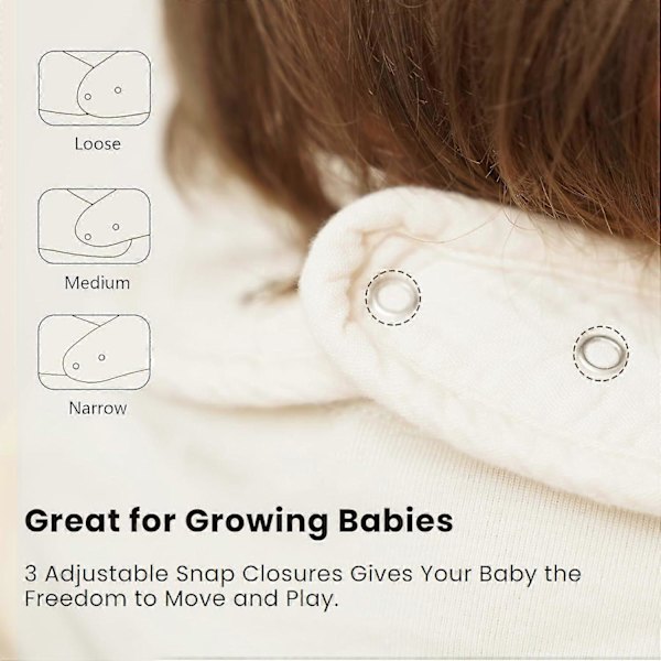 Muslin Babyhaklappar 8-pack Baby Bandana Drool Bibs Bomull för Unisex Pojkar Flickor, 8 Ensfärgade Set för Tandspottning Blå