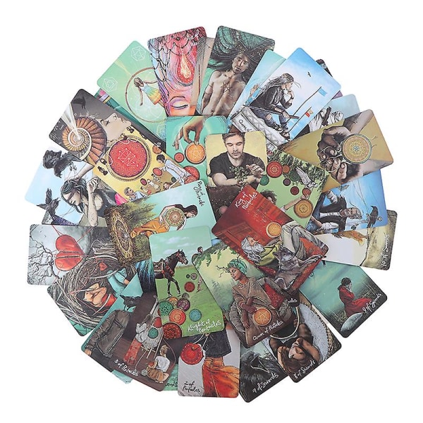 78 kort The Light Seers Tarot kortspill engelsk versjon kortspill puslespill, selskapsspill