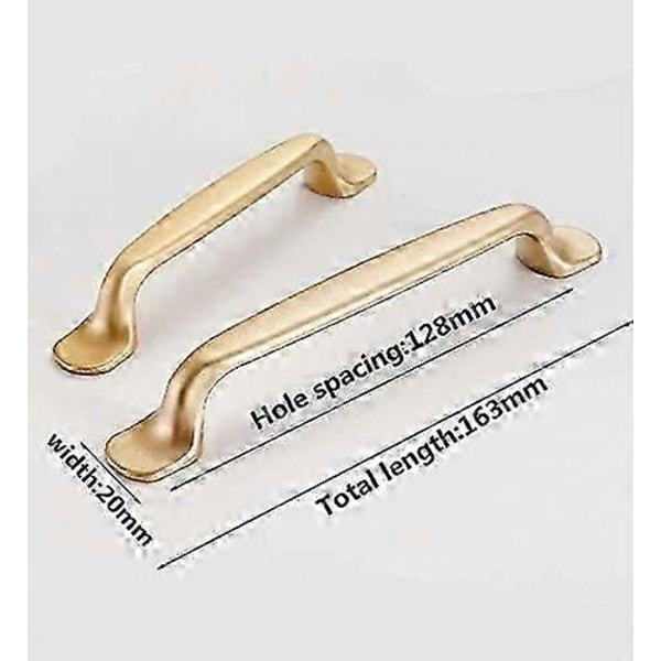 10 kappaletta kultaisia kaapin vetimiä 128mm - keittiökalusteiden vetimet Kaapin vetimet Keittiön vetimet