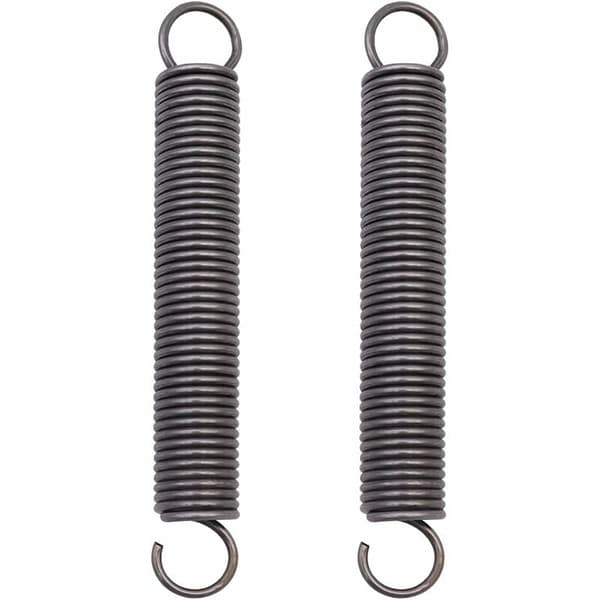 Stålfjäder förlängd kompressionsfjäder med dubbla krokar - 2x18x150mm