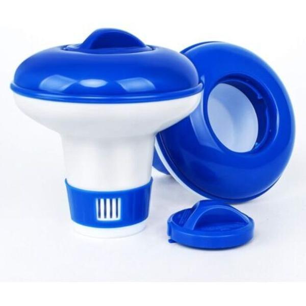 2 stk. klorflydedispenser til swimmingpools, automatisk kemisk flydedispenser