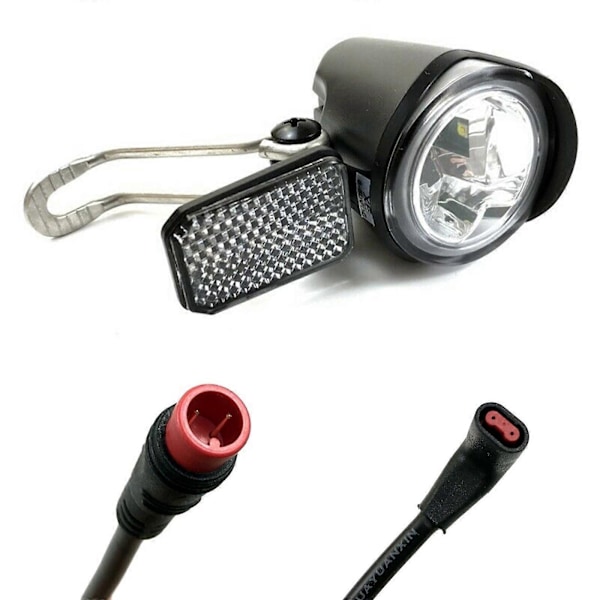 E-Sykkel LED-Frontlys 6V 12V 24V 36V 48V 60V Sykkellys Vanntett HG3B9