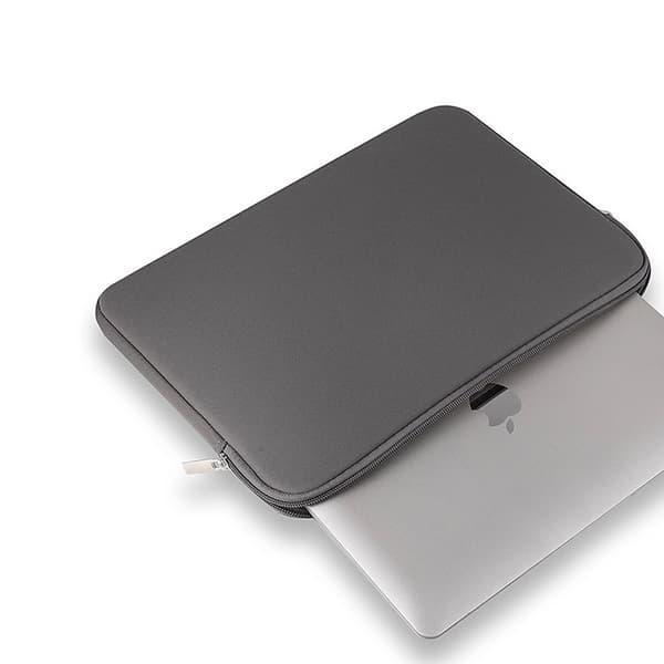 Laptopfodral 14\" - grå, stänksäker neoprenväska