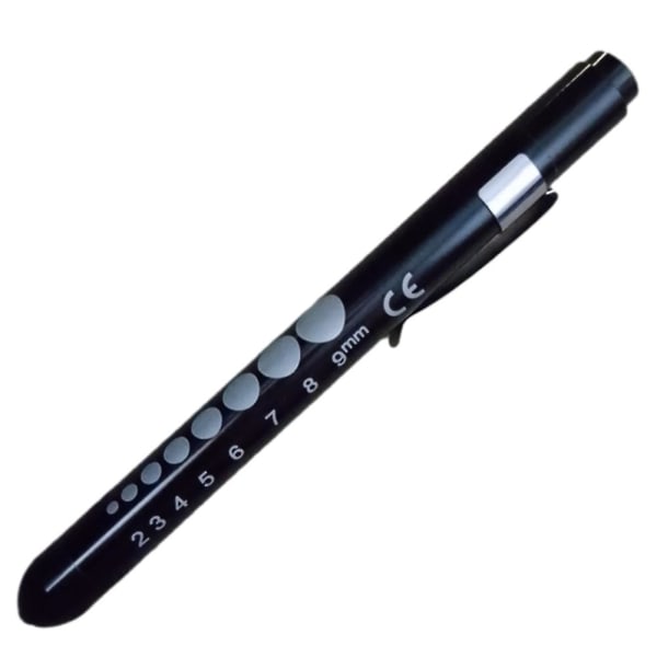 Kannettava kynälamppu kynäpidikkeellä Uudelleenkäytettävä kestävä kynälamppu lääkäreille Light Green Yellow L