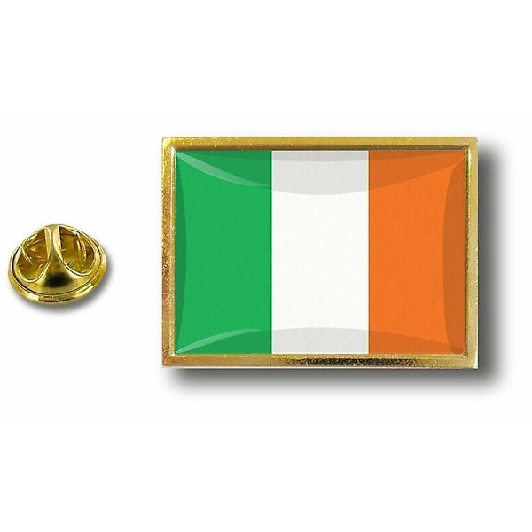 Pine PineS Badge Nål - Metal med Irsk Flag Butterfly Pinch